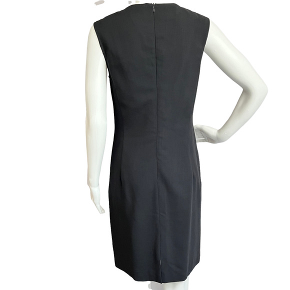 MARELLA SHEATH DRESS WOOL Sleeveless Fitted Dress Women size 4 - Picture 2 of 14
